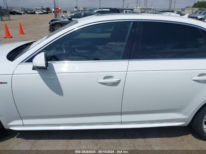 2017 Audi A4 2.0T Premium VIN: WAUFNAF47HN000374 Lot: 39393834