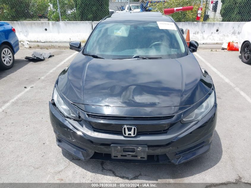 2018 Honda Civic Ex VIN: 2HGFC2F78JH591081 Lot: 39393838