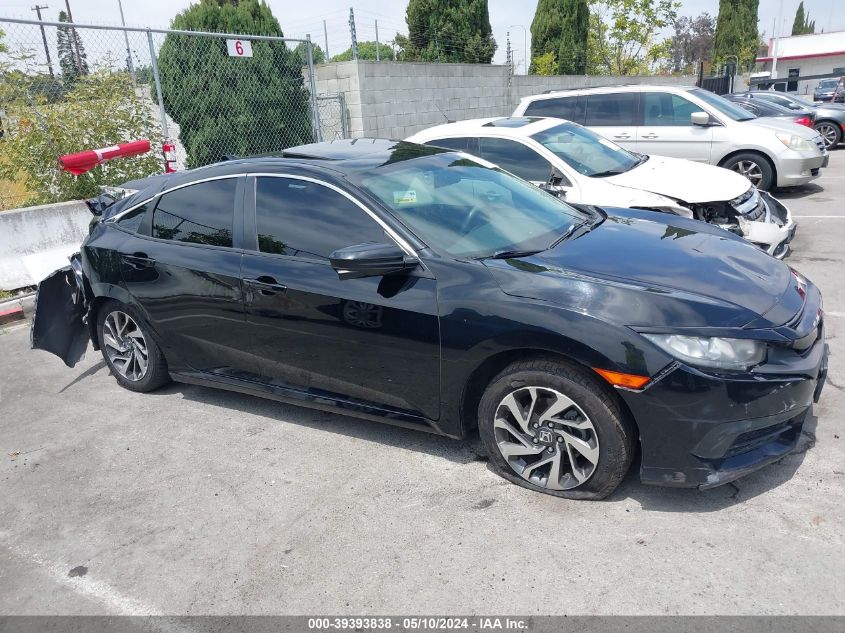 2018 Honda Civic Ex VIN: 2HGFC2F78JH591081 Lot: 39393838