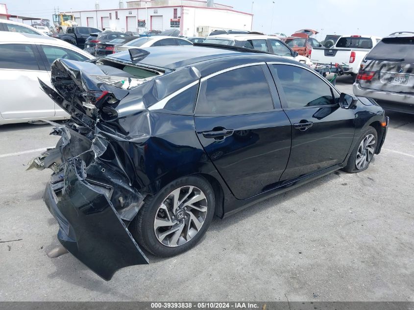 2018 Honda Civic Ex VIN: 2HGFC2F78JH591081 Lot: 39393838