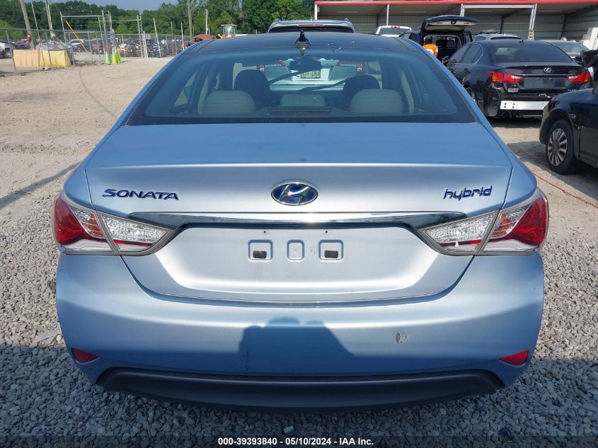 2012 Hyundai Sonata Hybrid VIN: KMHEC4A46CA059747 Lot: 39393840