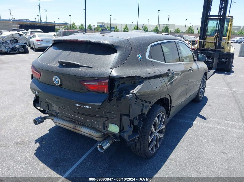 2022 BMW X2 Sdrive28I VIN: WBXYH9C04N5U58200 Lot: 39393847