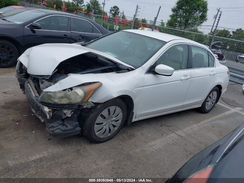 2008 Honda Accord 2.4 Lx VIN: 1HGCP26368A108247 Lot: 39393848