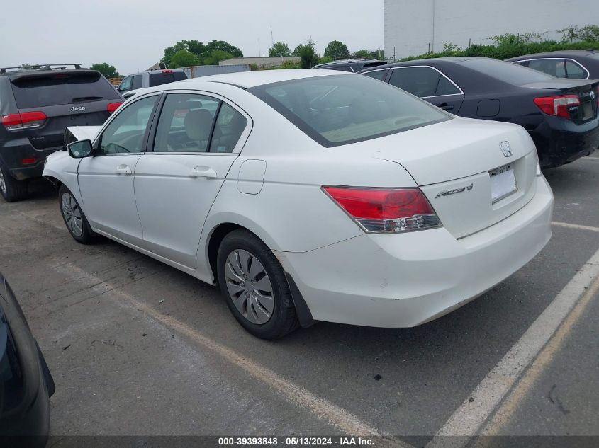 2008 Honda Accord 2.4 Lx VIN: 1HGCP26368A108247 Lot: 39393848