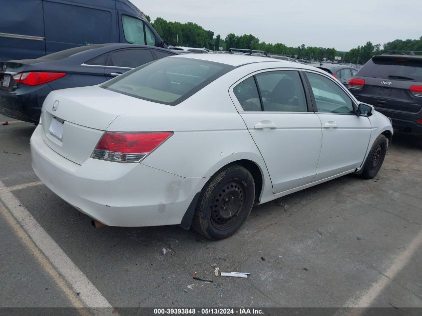 2008 Honda Accord 2.4 Lx VIN: 1HGCP26368A108247 Lot: 39393848