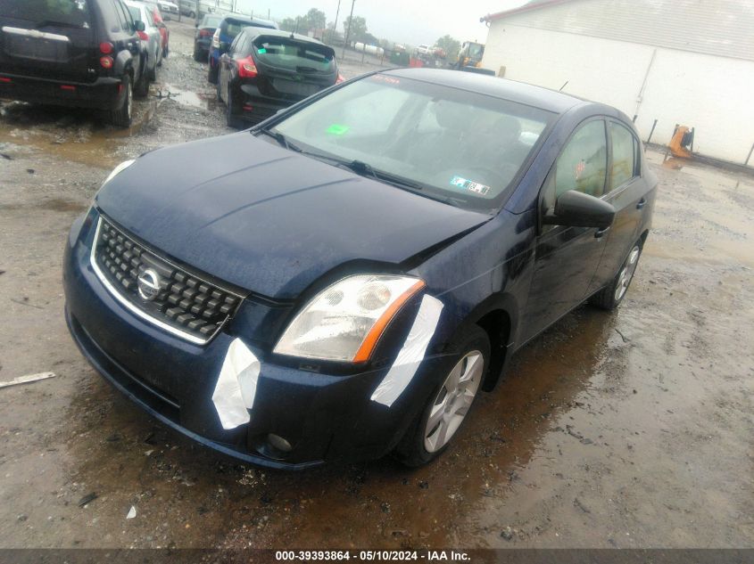 2008 Nissan Sentra 2.0S VIN: 3N1AB61E28L707985 Lot: 39393864