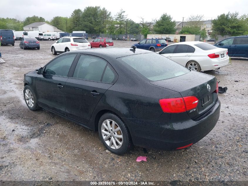 2011 Volkswagen Jetta 2.5L Se VIN: 3VWDZ7AJ7BM365229 Lot: 39393875