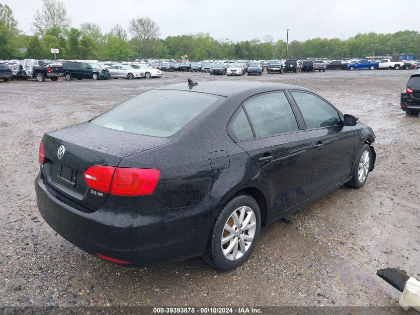 2011 Volkswagen Jetta 2.5L Se VIN: 3VWDZ7AJ7BM365229 Lot: 39393875