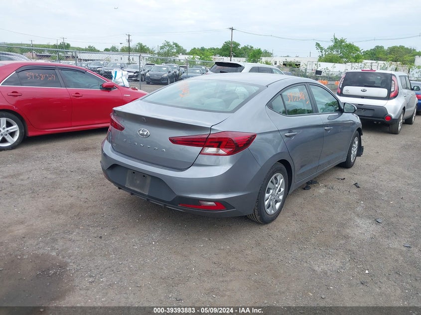 VIN KMHD74LF9KU853699 2019 HYUNDAI ELANTRA SE