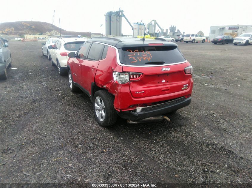 2018 Jeep Compass Latitude 4X4 VIN: 3C4NJDBB0JT177922 Lot: 39393884