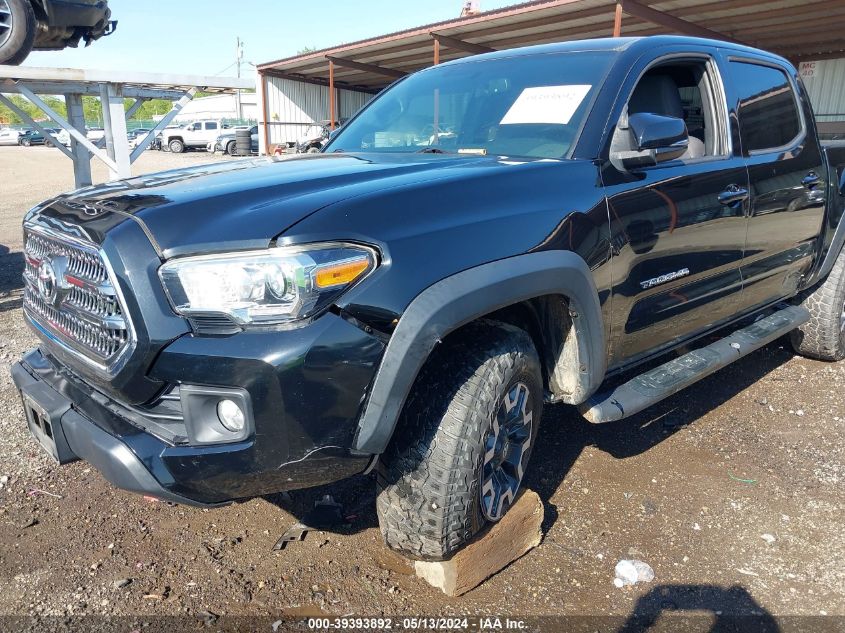 2016 Toyota Tacoma Trd Off Road VIN: 5TFCZ5AN1GX002691 Lot: 39393892