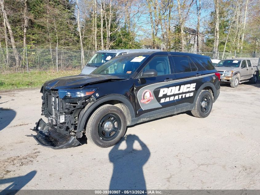 2021 Ford Police Interceptor Utility VIN: 1FM5K8AB2MGC01082 Lot: 39393907