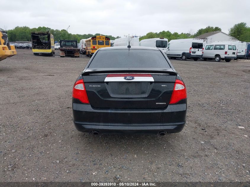 2012 Ford Fusion Sel VIN: 3FAHP0JG8CR371153 Lot: 39393910