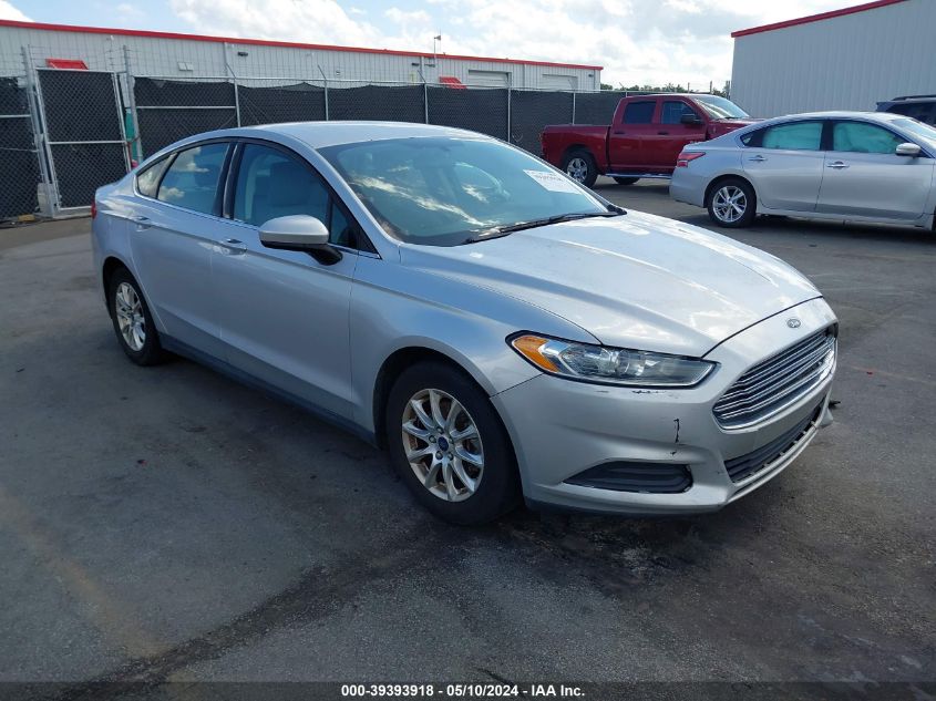 2015 Ford Fusion S VIN: 3FA6P0G72FR288093 Lot: 39393918