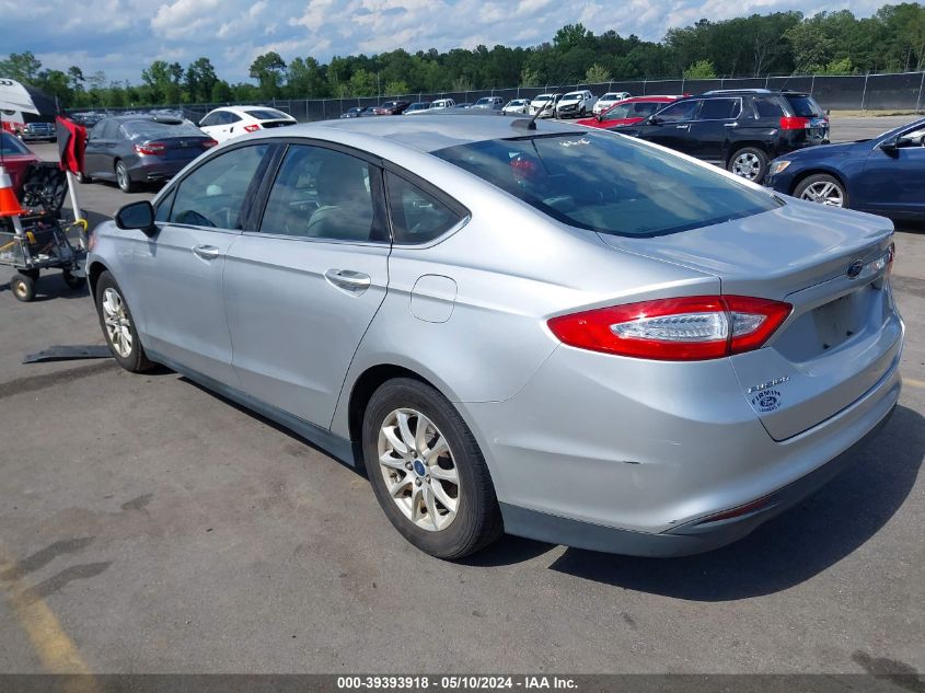 2015 Ford Fusion S VIN: 3FA6P0G72FR288093 Lot: 39393918