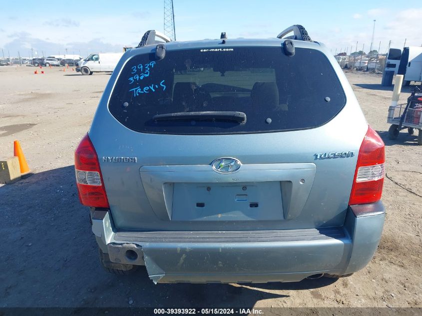 2005 Hyundai Tucson Gl VIN: KM8JM12B95U122235 Lot: 39393922