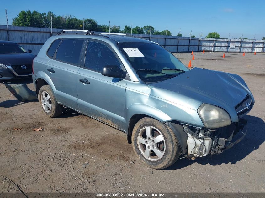 2005 Hyundai Tucson Gl VIN: KM8JM12B95U122235 Lot: 39393922