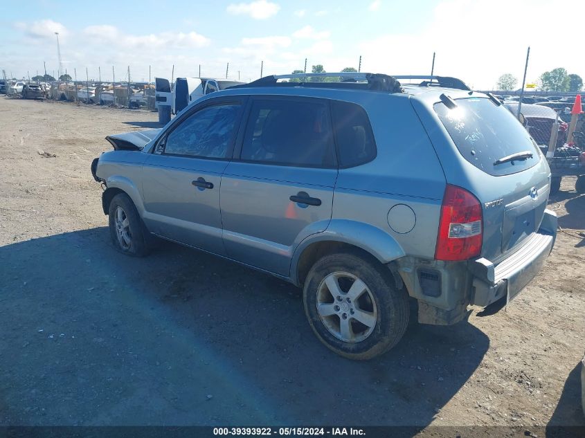 2005 Hyundai Tucson Gl VIN: KM8JM12B95U122235 Lot: 39393922