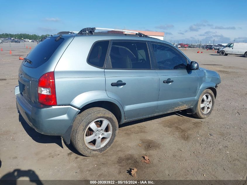 2005 Hyundai Tucson Gl VIN: KM8JM12B95U122235 Lot: 39393922