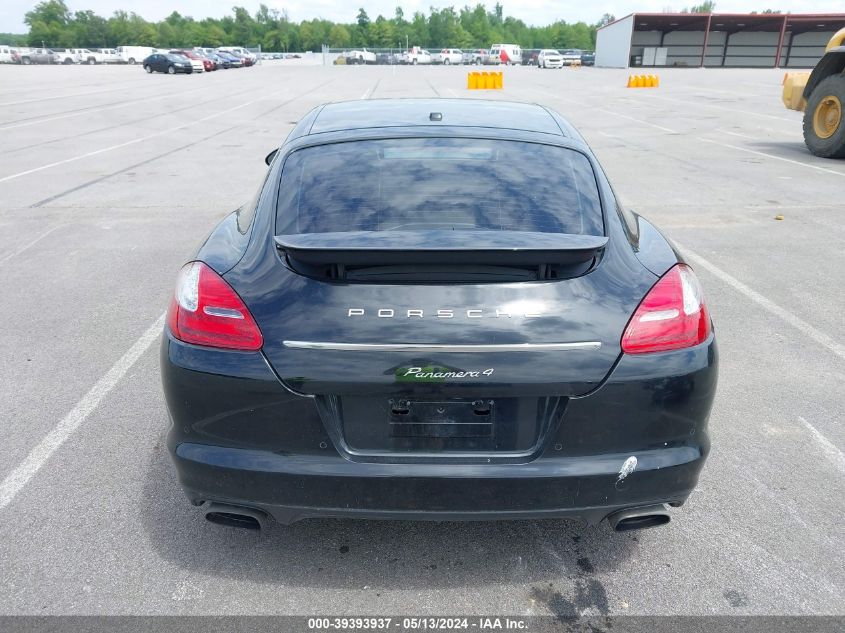 2012 Porsche Panamera 4 VIN: WP0AA2A76CL013881 Lot: 39393937
