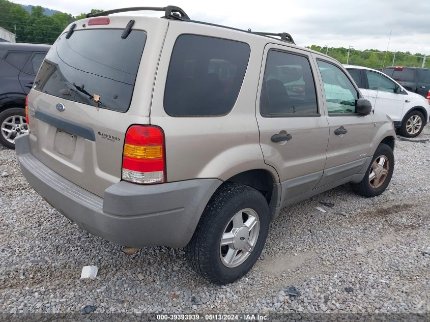 2001 Ford Escape Xlt VIN: 1FMCU03121KA79601 Lot: 39393939