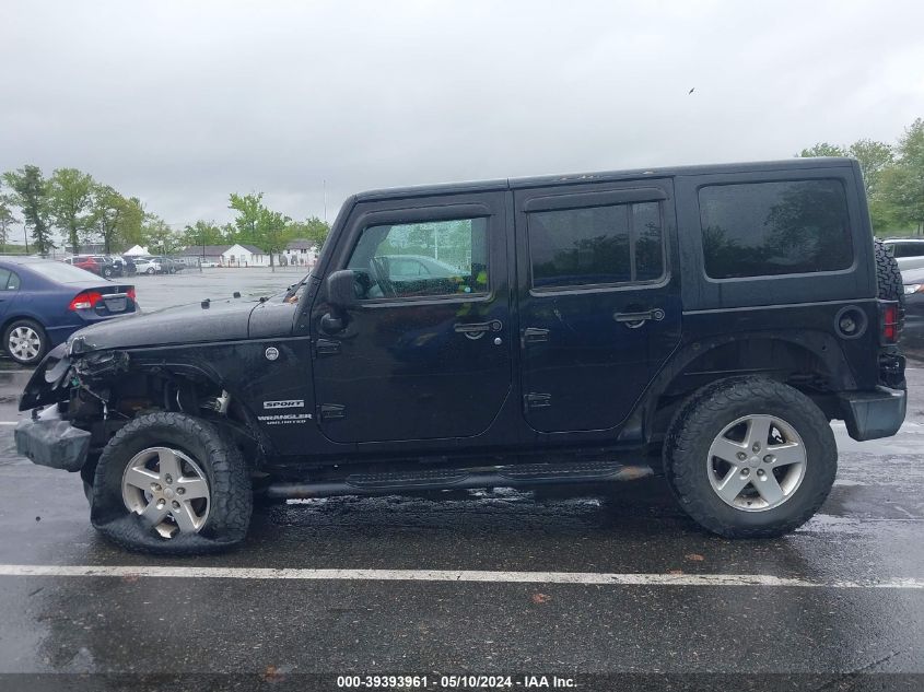 2017 Jeep Wrangler Unlimited Sport 4X4 VIN: 1C4HJWDG8HL598889 Lot: 39393961