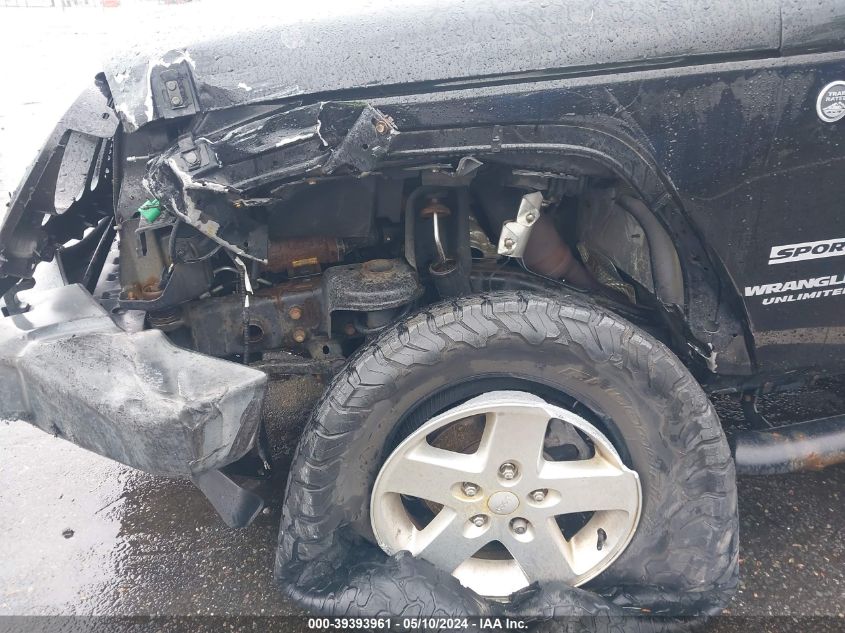 2017 Jeep Wrangler Unlimited Sport 4X4 VIN: 1C4HJWDG8HL598889 Lot: 39393961