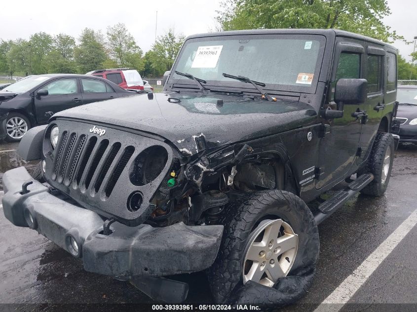 2017 Jeep Wrangler Unlimited Sport 4X4 VIN: 1C4HJWDG8HL598889 Lot: 39393961