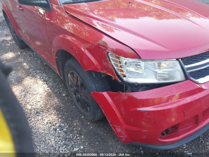 2016 Dodge Journey Se VIN: 3C4PDDAG8GT116940 Lot: 39393964