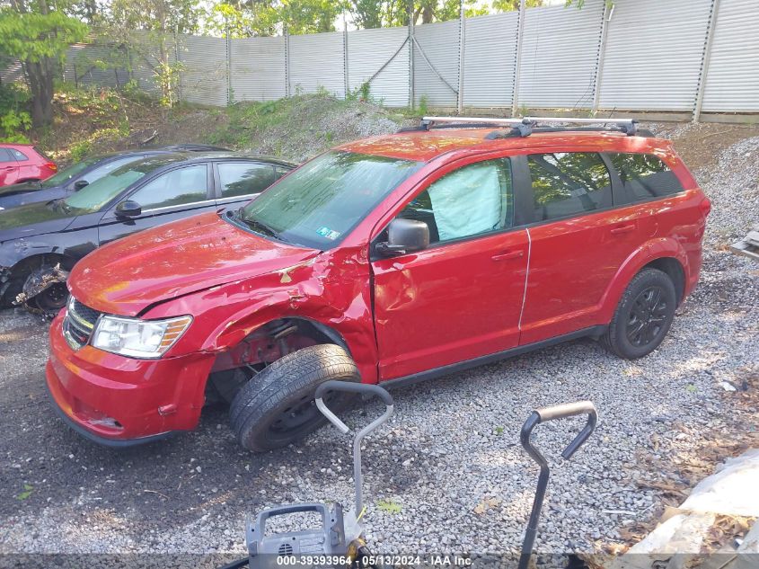 2016 Dodge Journey Se VIN: 3C4PDDAG8GT116940 Lot: 39393964