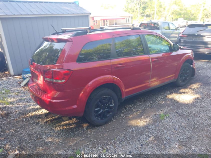 2016 Dodge Journey Se VIN: 3C4PDDAG8GT116940 Lot: 39393964