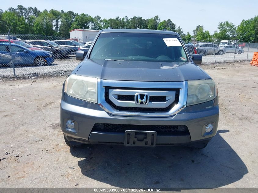 2011 Honda Pilot Ex-L VIN: 5FNYF4H54BB076060 Lot: 39393968