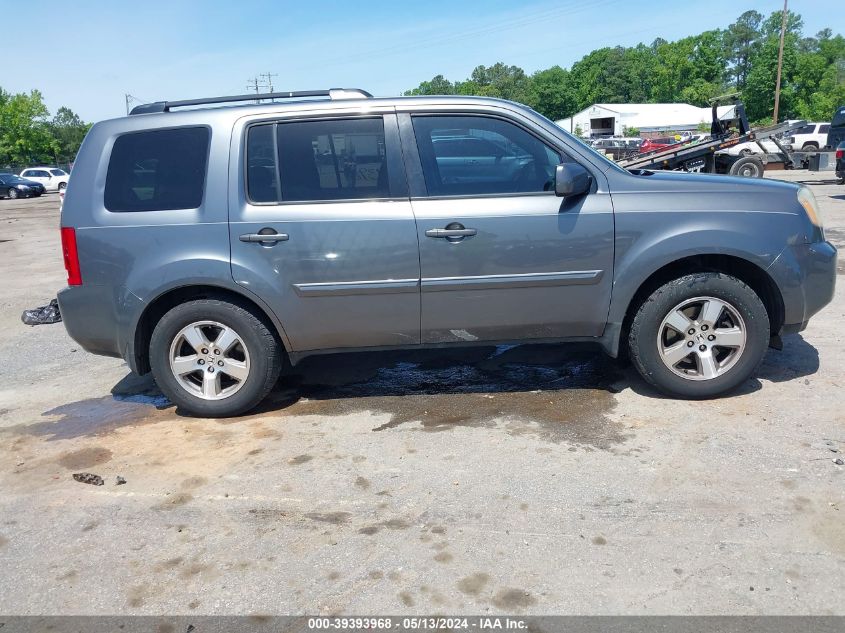 2011 Honda Pilot Ex-L VIN: 5FNYF4H54BB076060 Lot: 39393968