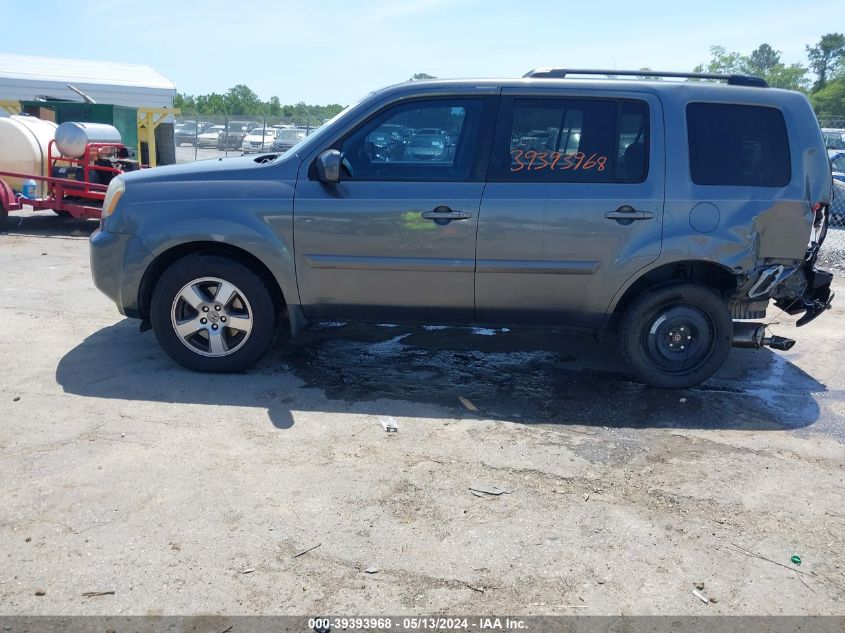 2011 Honda Pilot Ex-L VIN: 5FNYF4H54BB076060 Lot: 39393968