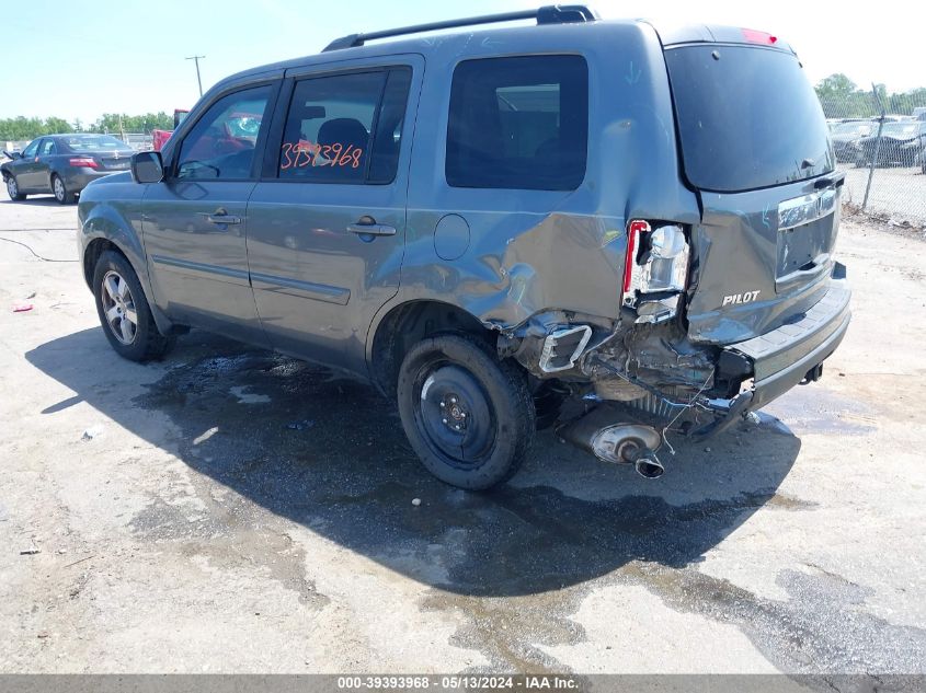 2011 Honda Pilot Ex-L VIN: 5FNYF4H54BB076060 Lot: 39393968