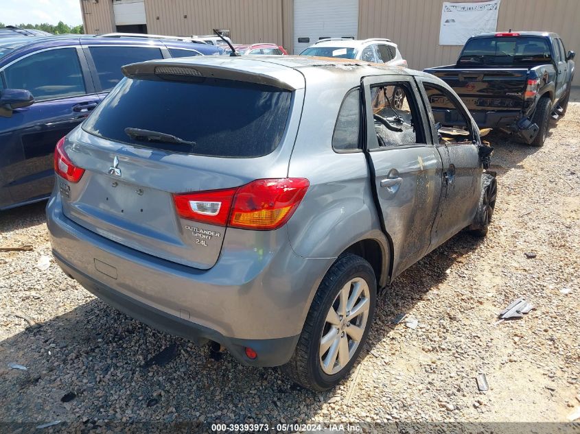 2015 Mitsubishi Outlander Sport Es VIN: 4A4AP3AW7FE037104 Lot: 39393973