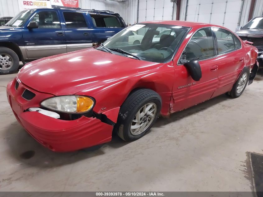 2001 Pontiac Grand Am Se1 VIN: 1G2NF52EX1M522885 Lot: 39393978