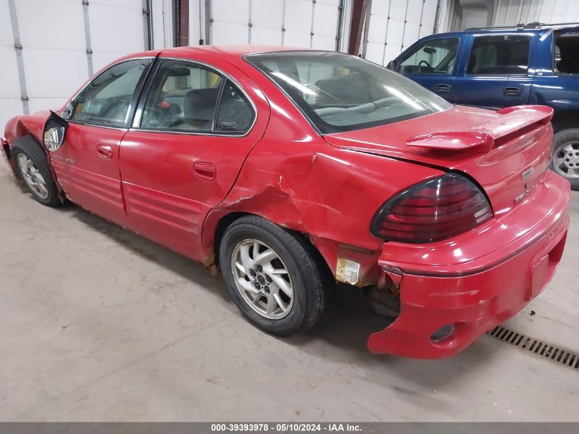 2001 Pontiac Grand Am Se1 VIN: 1G2NF52EX1M522885 Lot: 39393978