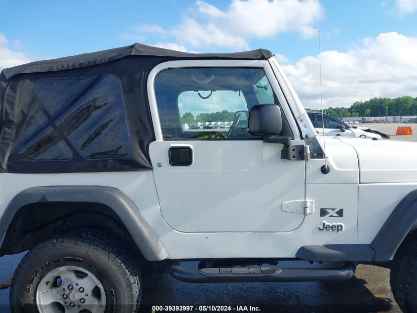 2004 Jeep Wrangler X VIN: 1J4FA39S14P745733 Lot: 39393997