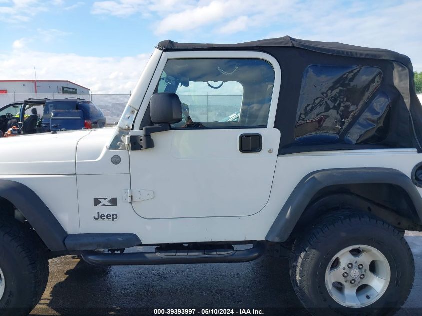 2004 Jeep Wrangler X VIN: 1J4FA39S14P745733 Lot: 39393997