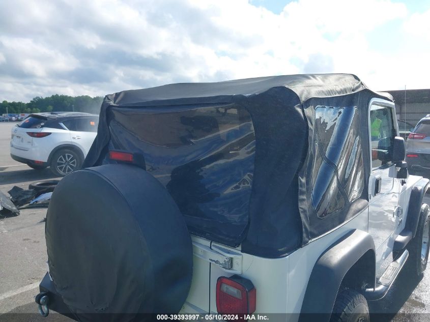 2004 Jeep Wrangler X VIN: 1J4FA39S14P745733 Lot: 39393997