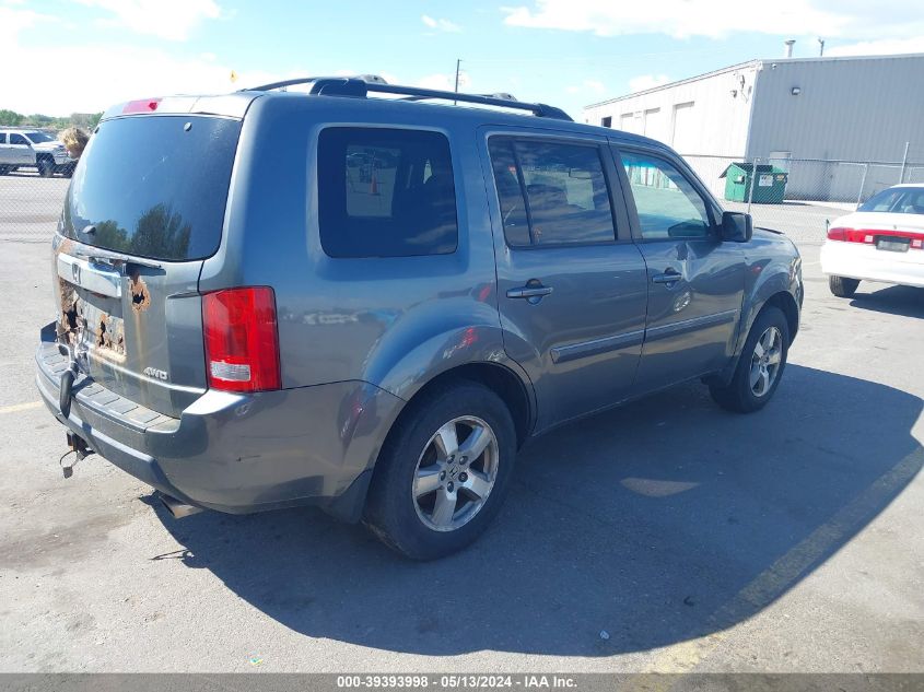 2010 Honda Pilot Ex-L VIN: 5FNYF4H52AB034811 Lot: 39393998