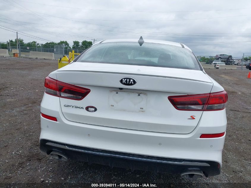 2019 Kia Optima S VIN: 5XXGT4L3XKG328790 Lot: 39394011
