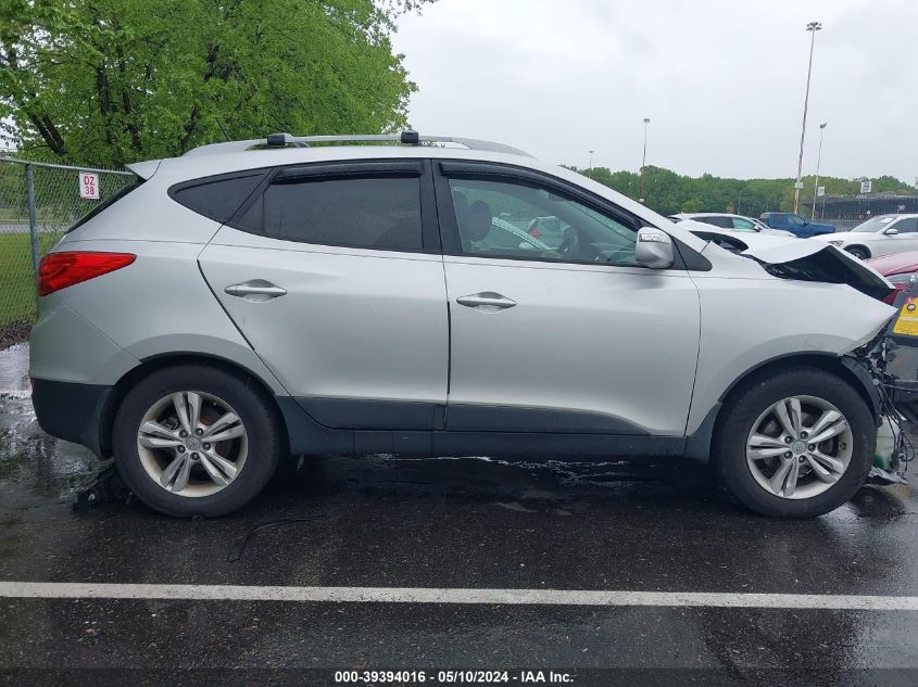 2013 Hyundai Tucson Gls VIN: KM8JUCAC4DU618340 Lot: 39394016