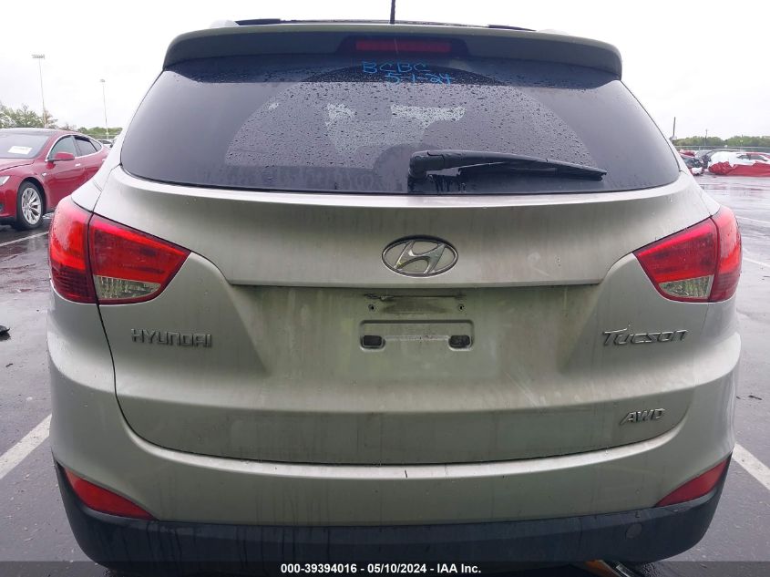 2013 Hyundai Tucson Gls VIN: KM8JUCAC4DU618340 Lot: 39394016