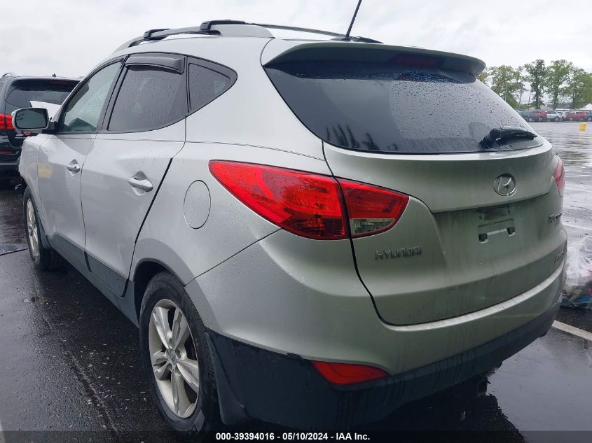 2013 Hyundai Tucson Gls VIN: KM8JUCAC4DU618340 Lot: 39394016