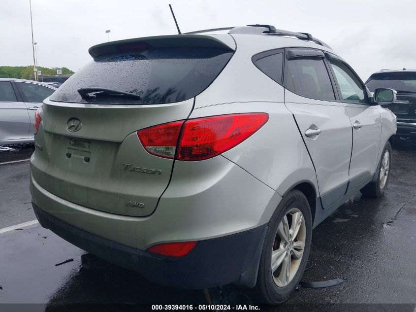 2013 Hyundai Tucson Gls VIN: KM8JUCAC4DU618340 Lot: 39394016