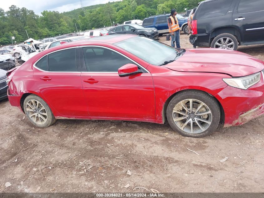 2018 Acura Tlx 3.5L (A9) VIN: 19UUB3F35JA001415 Lot: 39394021