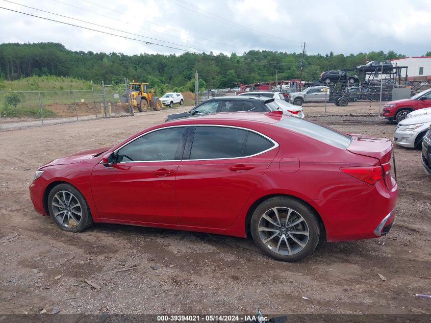 2018 Acura Tlx 3.5L (A9) VIN: 19UUB3F35JA001415 Lot: 39394021