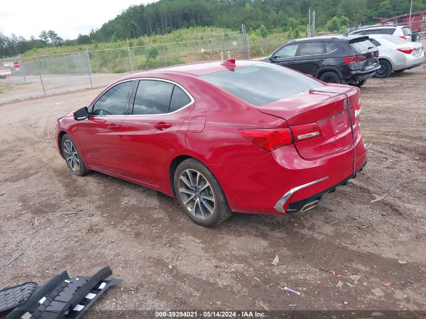 2018 Acura Tlx 3.5L (A9) VIN: 19UUB3F35JA001415 Lot: 39394021